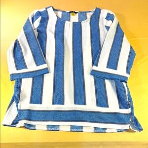 Julie’s and Leopold women’s blouse three-quarter sleeves size size medium